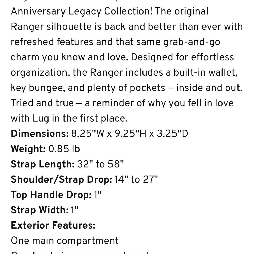 Lug - Ranger Legacy Collection - Picture 7 of 8